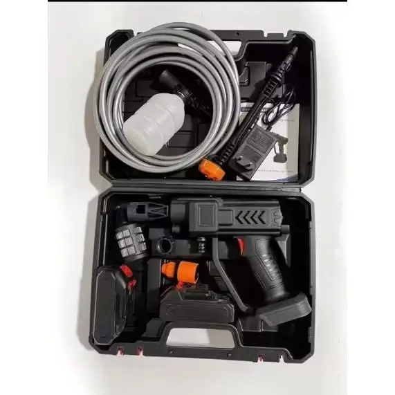 Cordless High-Pressure Washer 45 Bar 6-in-1 Nozzle, 5m Hose, 2x Battery Included - image 7 | Free standard UK delivery included | Discount Quality Products