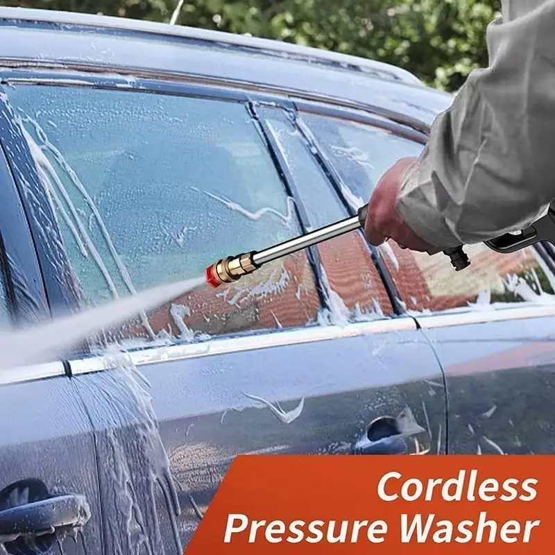 Cordless High-Pressure Washer 45 Bar 6-in-1 Nozzle, 5m Hose, 2x Battery Included - image 8 | Free standard UK delivery included | Discount Quality Products