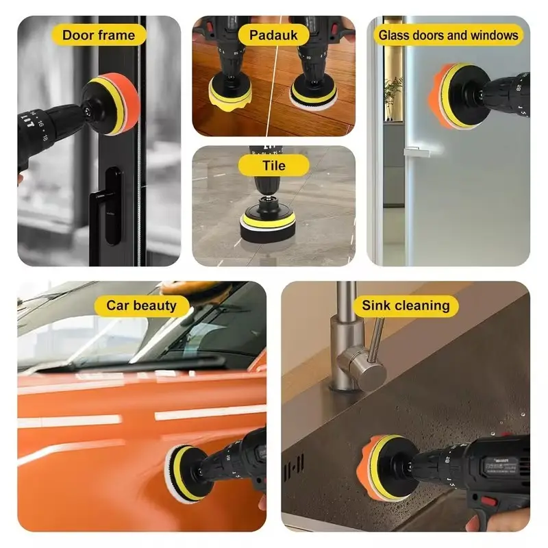 75mm Polishing Buffing Grinding Kit Accessories Set For Drill & Angle Grinder - image 3 | Free standard UK delivery included | Discount Quality Products