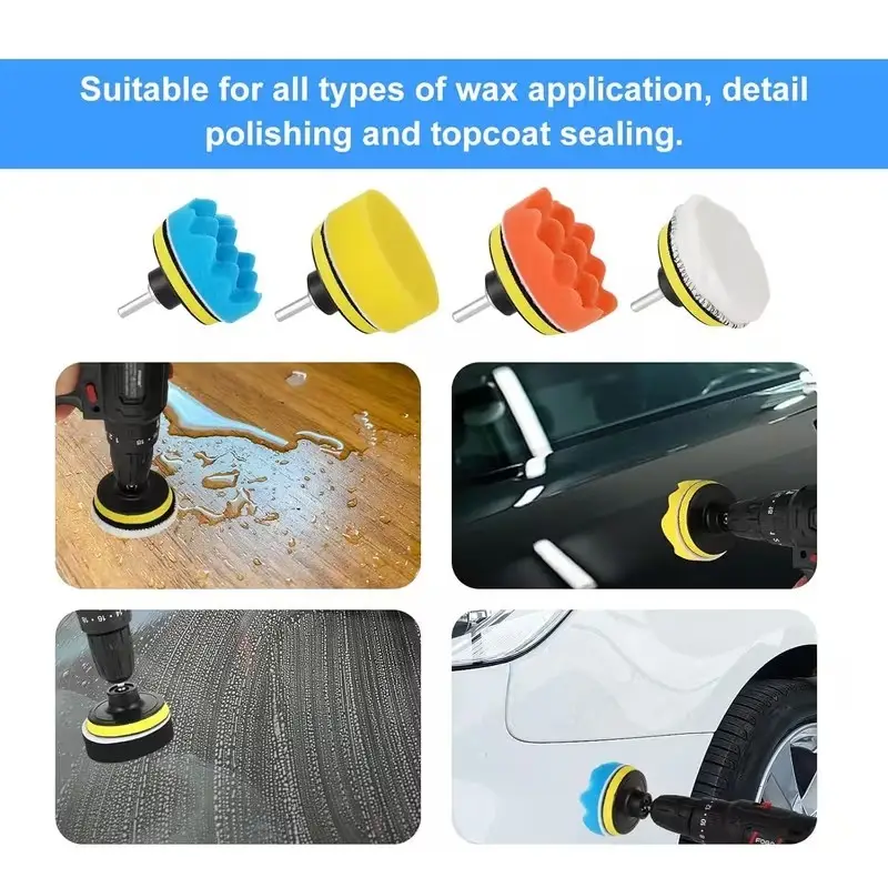 75mm Polishing Buffing Grinding Kit Accessories Set For Drill & Angle Grinder - image 7 | Free standard UK delivery included | Discount Quality Products