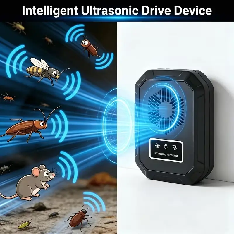 Ultrasonic Mouse Repeller Electronic Pest Control Plugin Home Rat Mice Repellent