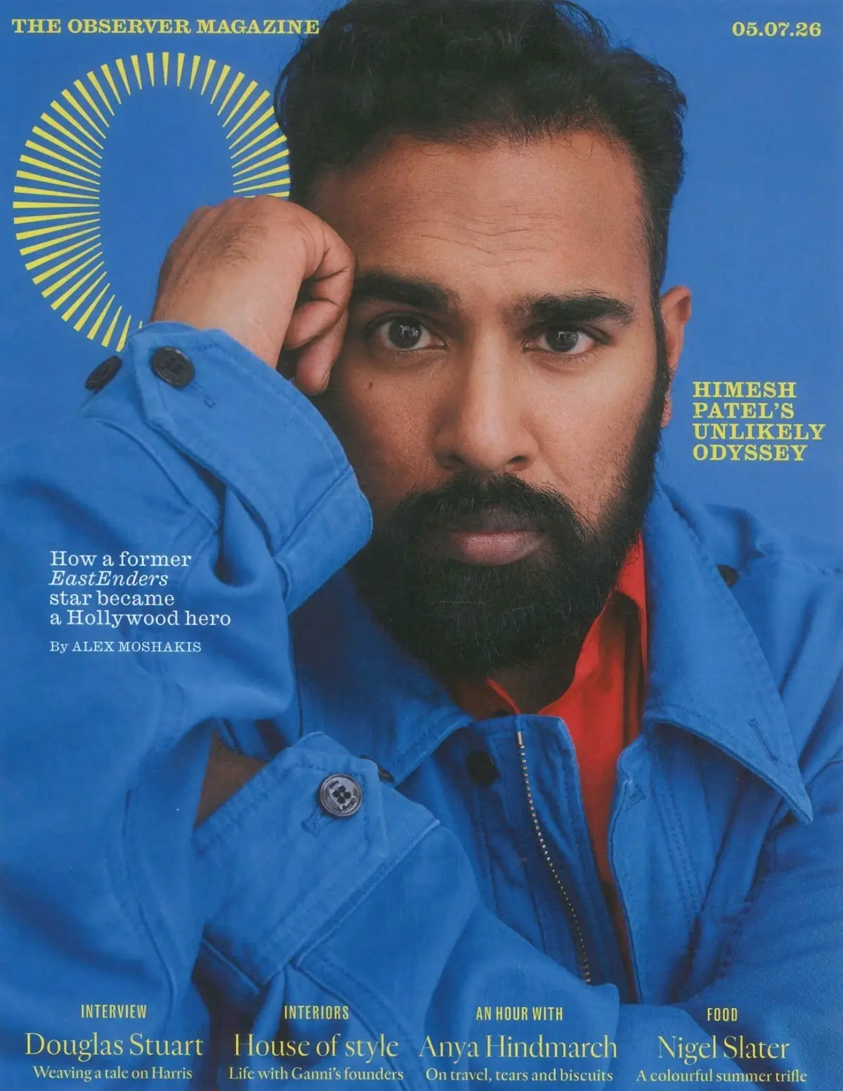 Observer Magazine: Himesh Patel, Douglas Stuart, Nigel Slater, Fashion, 5.7.26