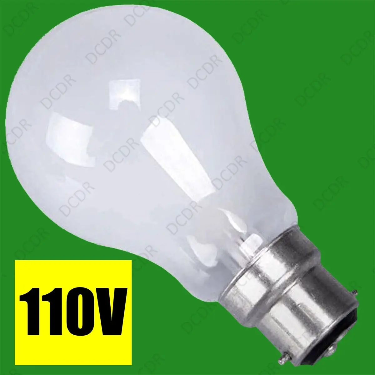 1x Philips 100W 110V BC Pearl GLS Light Bulb Construction Site Festoon B22 Lamp