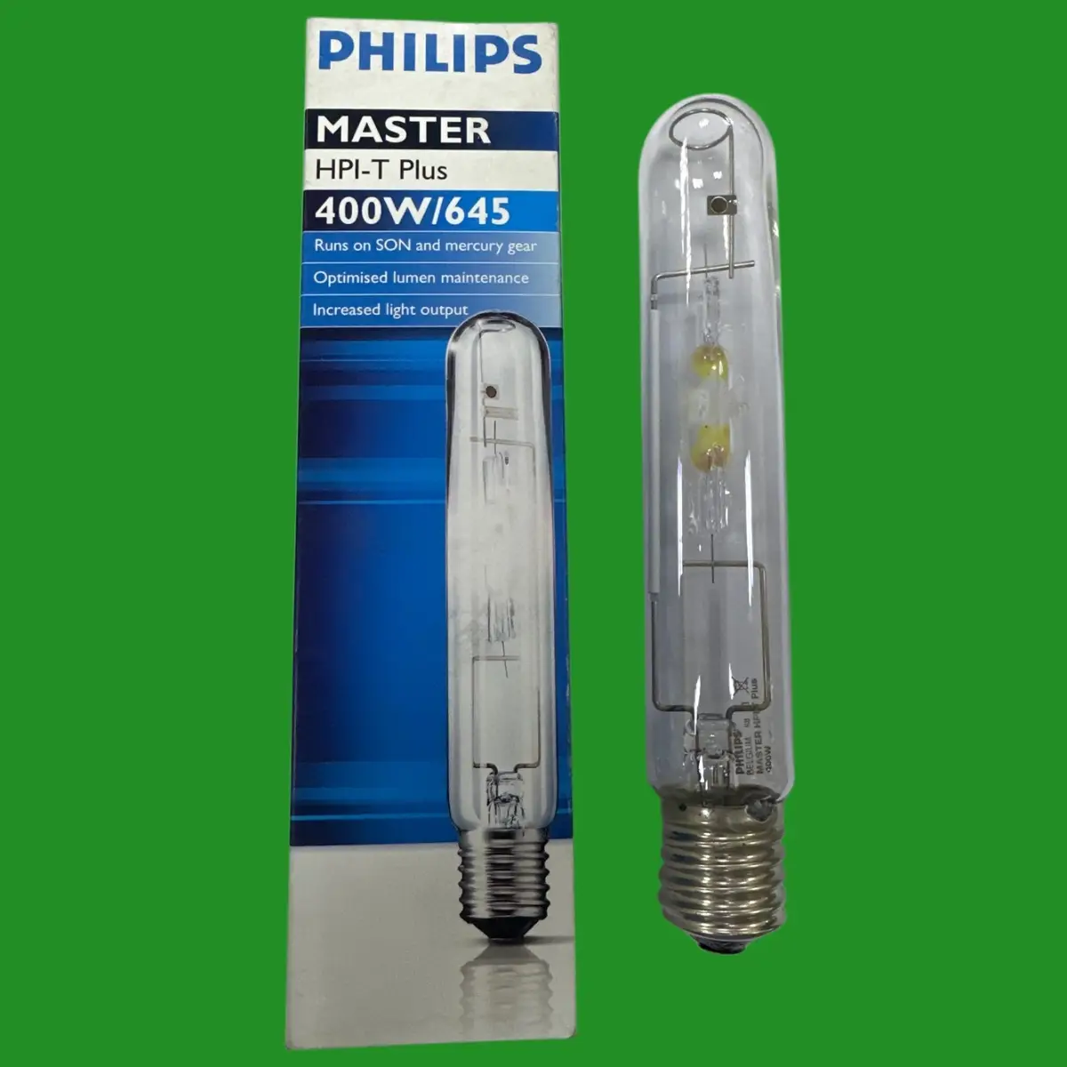 400W Philips Master MHL Metal Halide HPI-T Plus 4200K Tube Light Bulb GES E40