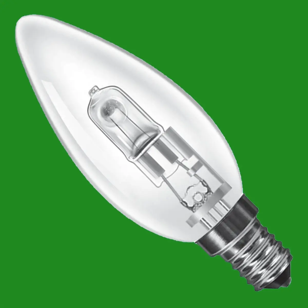 8x Staus 18W (=23W) Dimmable Halogen Clear Candle Light Bulbs, SES E14 Lamps - image 2 | Free standard UK delivery included | Discount Quality Products