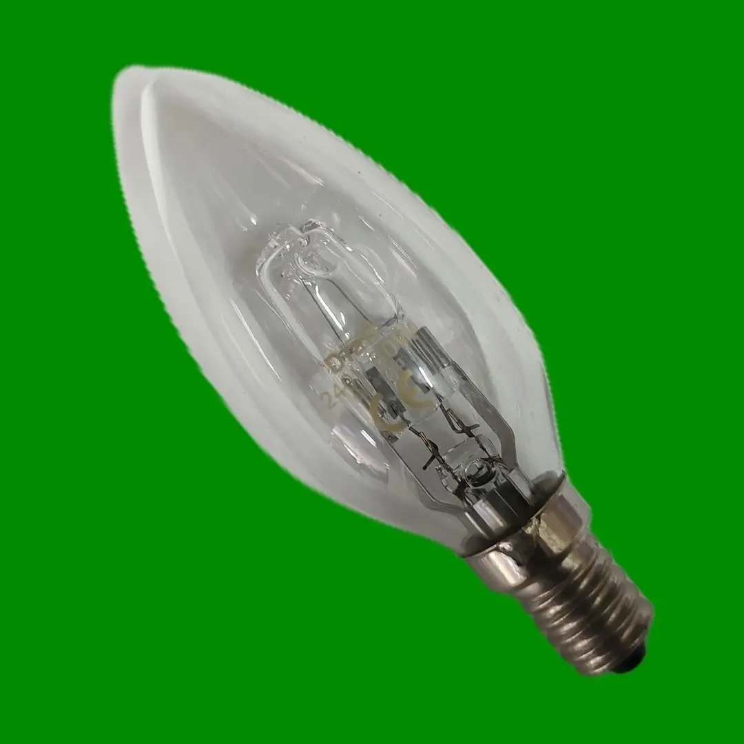 3x 30W (=40W) Diall Dimmable Halogen Clear Candle Light Bulbs, SES E14 Lamps - image 3 | Free standard UK delivery included | Discount Quality Products