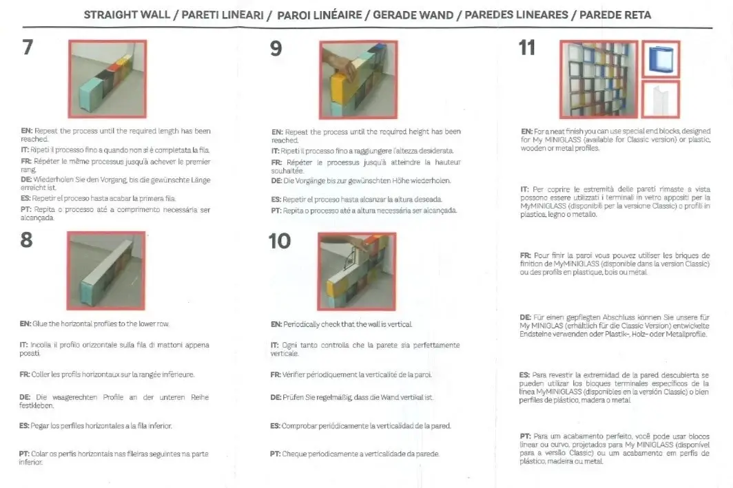 Glass Block Lock 1m² Frame Kit Easy Installation for 25 Blocks of 190mm² x 80mm - image 6 | Free standard UK delivery included | Discount Quality Products