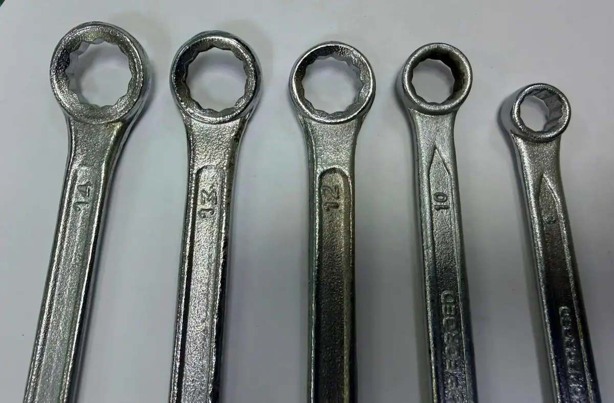 5 PCS Combination Spanner Wrench DIY Tool Set, Metric 8mm-14mm, Open End & Ring - image 3 | Free standard UK delivery included | Discount Quality Products