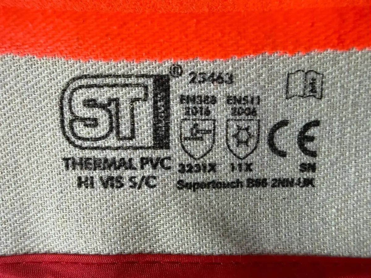 1x Pair Thermal PVC Full Dip Safety Cuff Work Gloves Size 11 XL Supertouch 23463 - image 3 | Free standard UK delivery included | Discount Quality Products