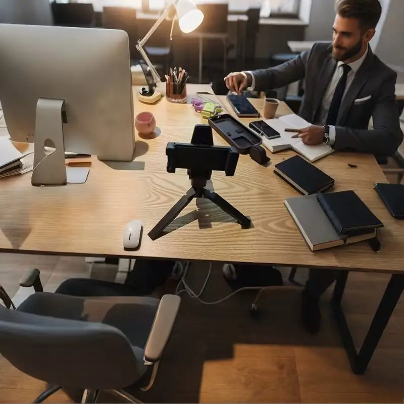 360° Phone Tripod Stand Adjustable Anti Shake Selfie Mount Live Stream Holder - image 8 | Free standard UK delivery included | Discount Quality Products