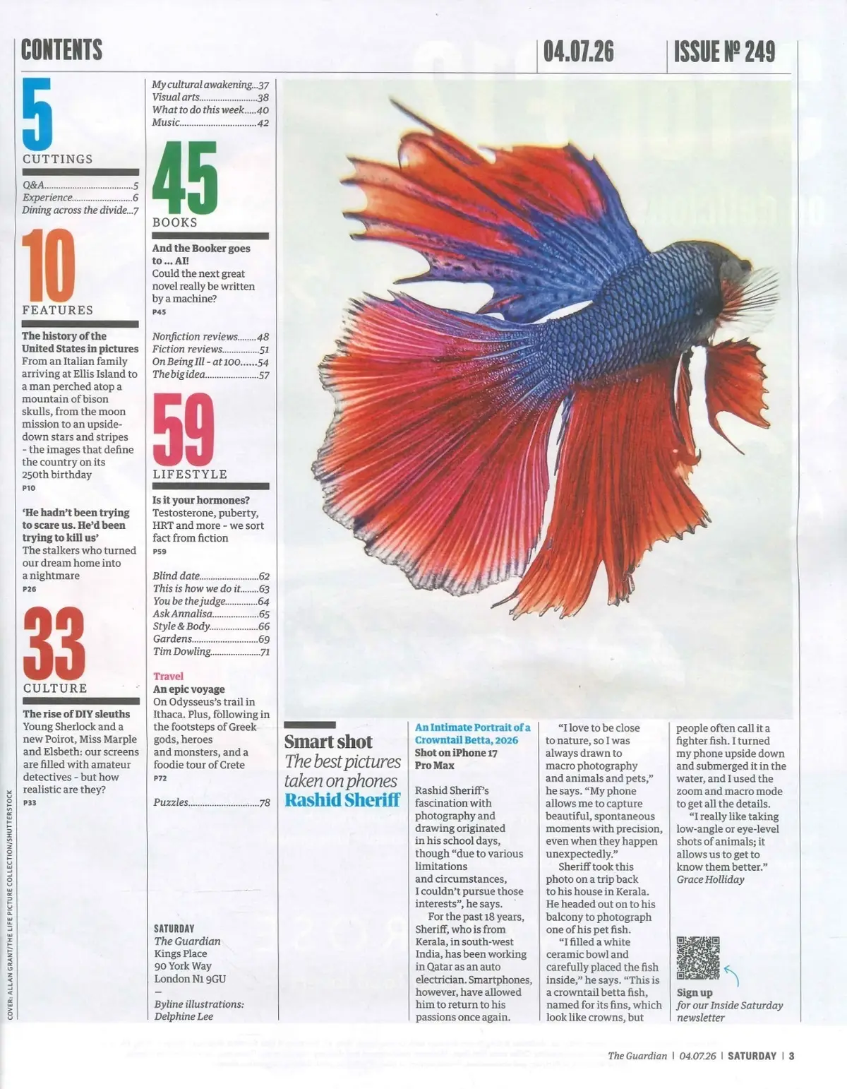 Guardian Saturday Magazine: America 250th Anniversary, Esther Freud, 4.6.26 - image 3 | Free standard UK delivery included | Discount Quality Products