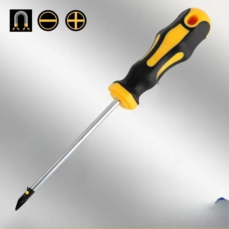 2pc Magnetic Screwdriver Set Phillips, Flat Head CR-V DIY Repair Tools Soft Grip - image 3 | Free standard UK delivery included | Discount Quality Products