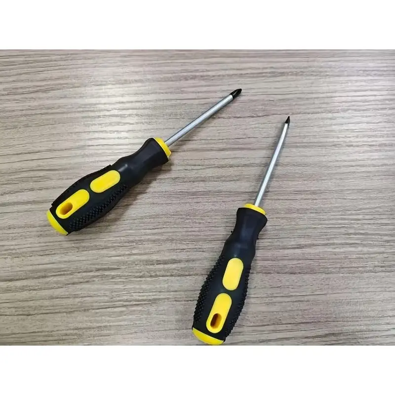 2pc Magnetic Screwdriver Set Phillips, Flat Head CR-V DIY Repair Tools Soft Grip - image 4 | Free standard UK delivery included | Discount Quality Products