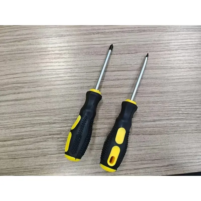 2pc Magnetic Screwdriver Set Phillips, Flat Head CR-V DIY Repair Tools Soft Grip - image 5 | Free standard UK delivery included | Discount Quality Products