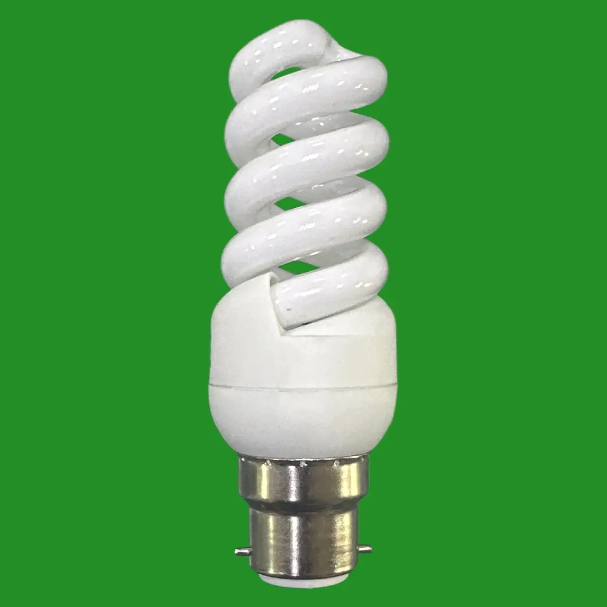 1x 11W (=60W) BELL CFL Mini Spiral Low Energy Light Bulb Bayonet BC B22 Lamp - image 2 | Free standard UK delivery included | Discount Quality Products