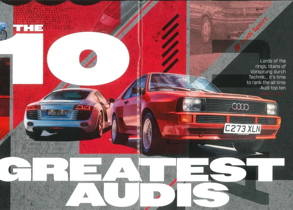 BBC Top Gear Magazine Supplement: 10 Greatest Audis, Top Cars Ranking, 2026 - image 3 | Free standard UK delivery included | Discount Quality Products