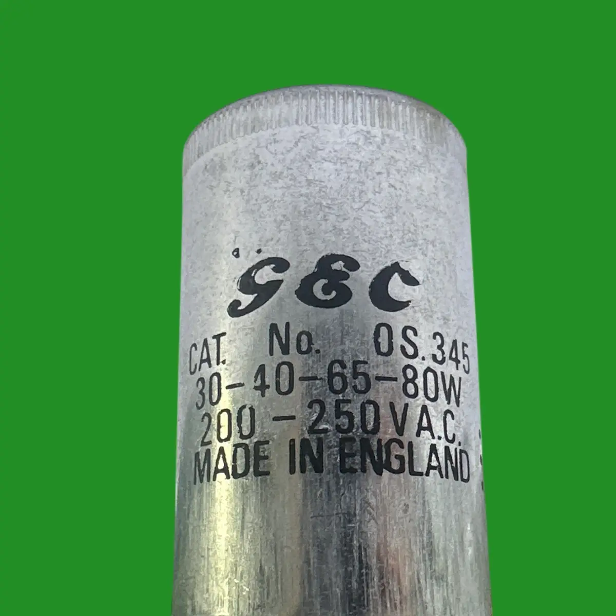 GEC Vintage large 4 pin Fluorescent Glow Starter OS 345 For 1950s Rare Tube Lamp - image 2 | Free standard UK delivery included | Discount Quality Products