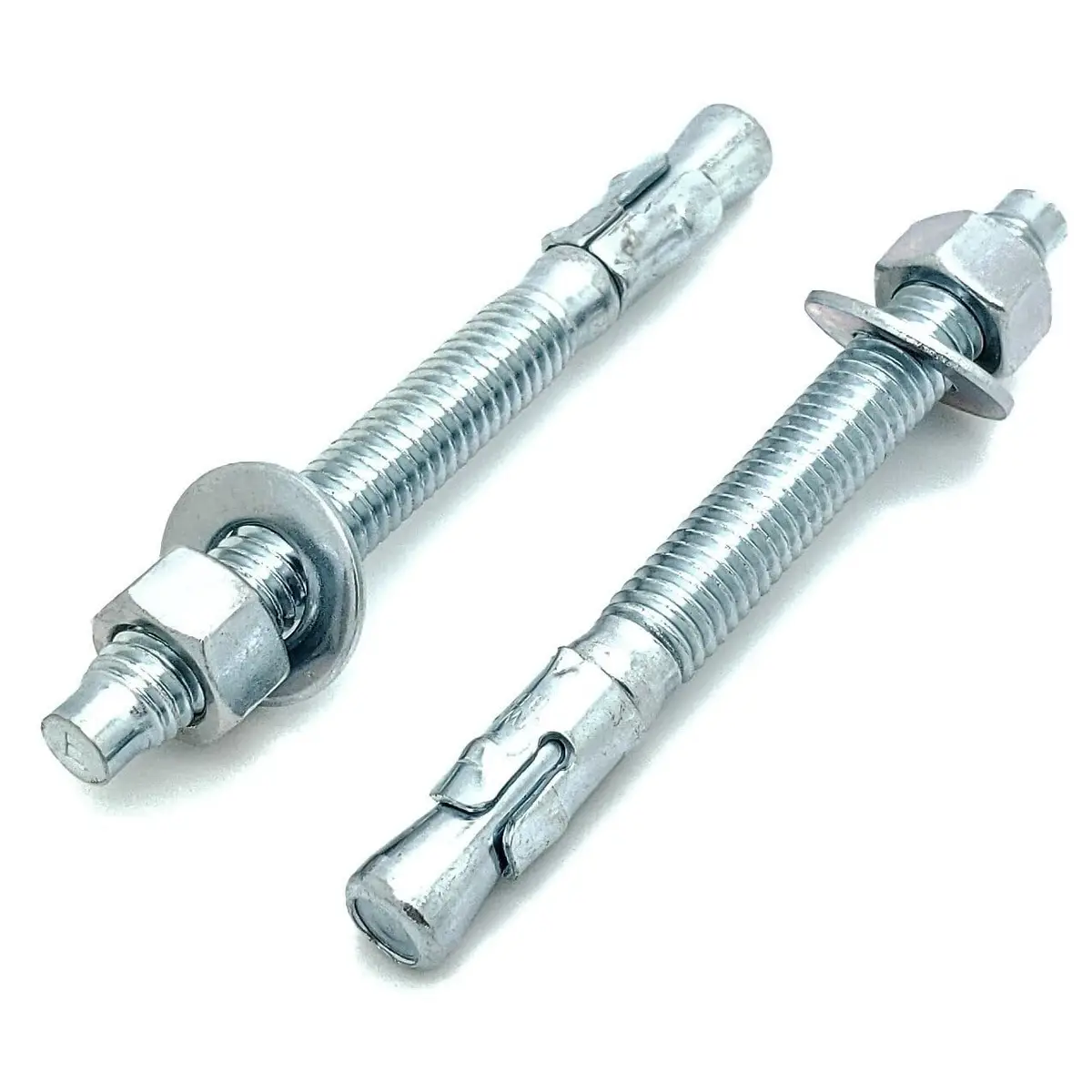 10x M12 x 95mm Anchor Wedge Bolts Throughbolt Wall Fixing Brick Masonry Concrete