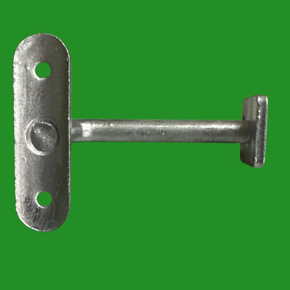 2x Galvanised Steel Railing Bracket Bannister Balcony Handrail Rectangular Plate - image 3 | Free standard UK delivery included | Discount Quality Products