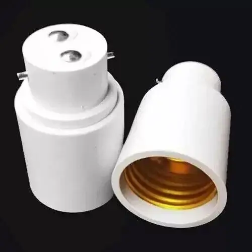 1x Bayonet Cap BC B22 to Edison Screw ES E27 Light Bulb Adaptor Converter Holder - image 2 | Free standard UK delivery included | Discount Quality Products