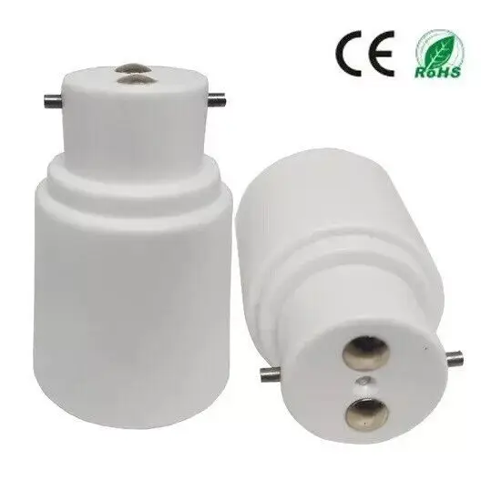 1x Bayonet Cap BC B22 to Edison Screw ES E27 Light Bulb Adaptor Converter Holder - image 3 | Free standard UK delivery included | Discount Quality Products