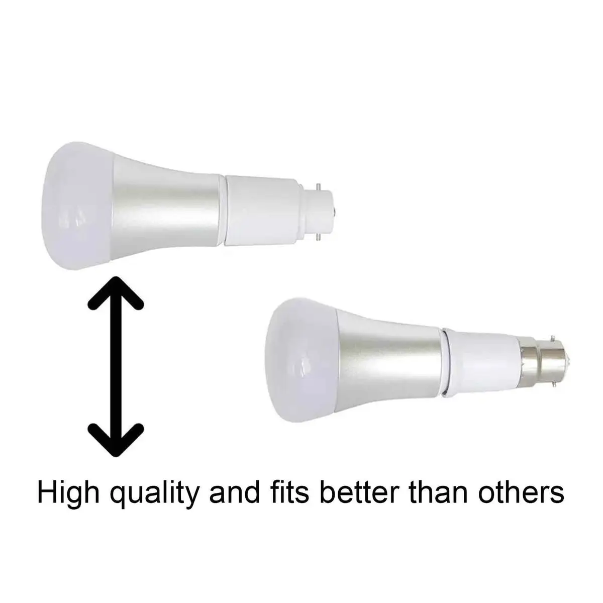 1x Bayonet Cap BC B22 to Edison Screw ES E27 Light Bulb Adaptor Converter Holder - image 6 | Free standard UK delivery included | Discount Quality Products