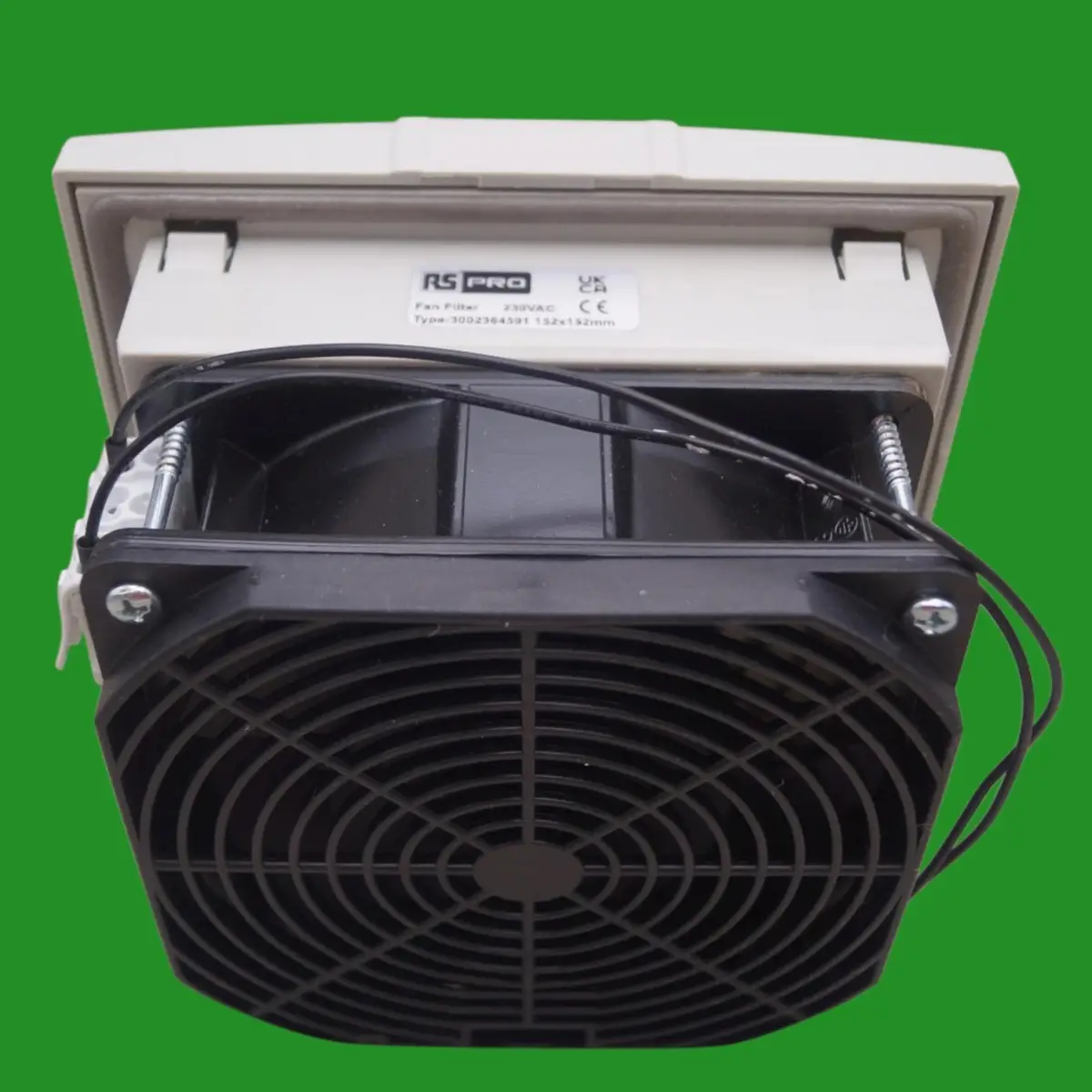 RS PRO FL152 G4 Filter With Fan 236-4591 152mm x 152mm, 138m³/h Filtered, IP54 - image 2 | Free standard UK delivery included | Discount Quality Products