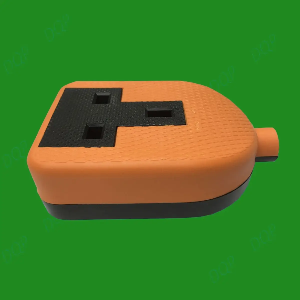 1x 13A UK 3 Pin Mains Extension Socket Plug High Impact Rubber BS1363A Orange - image 2 | Free standard UK delivery included | Discount Quality Products