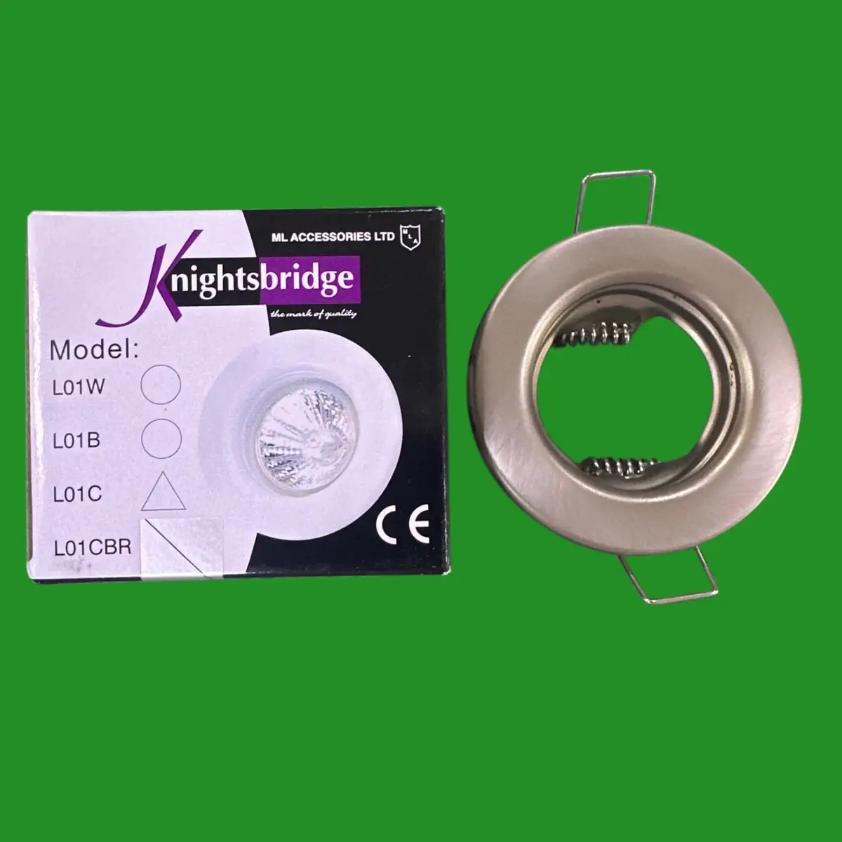 Knightsbridge 12V MR11 Pressed Brushed Chrome Recessed Spot Light Downlight - image 5 | Free standard UK delivery included | Discount Quality Products