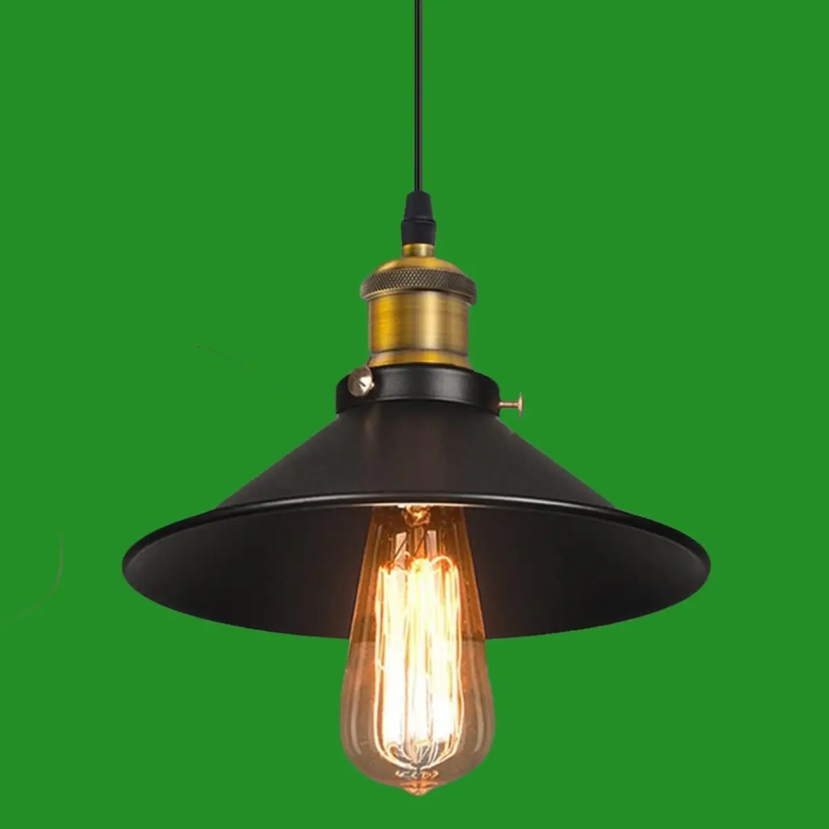 Vintage Industrial Metal Lampshade Modern Hanging Retro Ceiling Pendant Light UK
