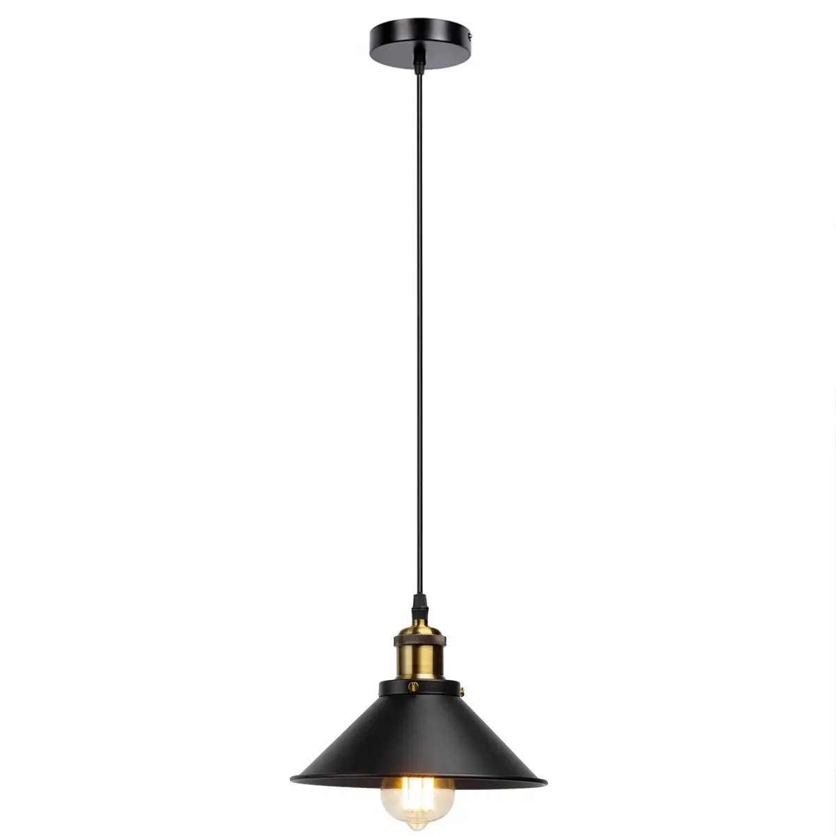 Vintage Industrial Metal Lampshade Modern Hanging Retro Ceiling Pendant Light UK - image 10 | Free standard UK delivery included | Discount Quality Products