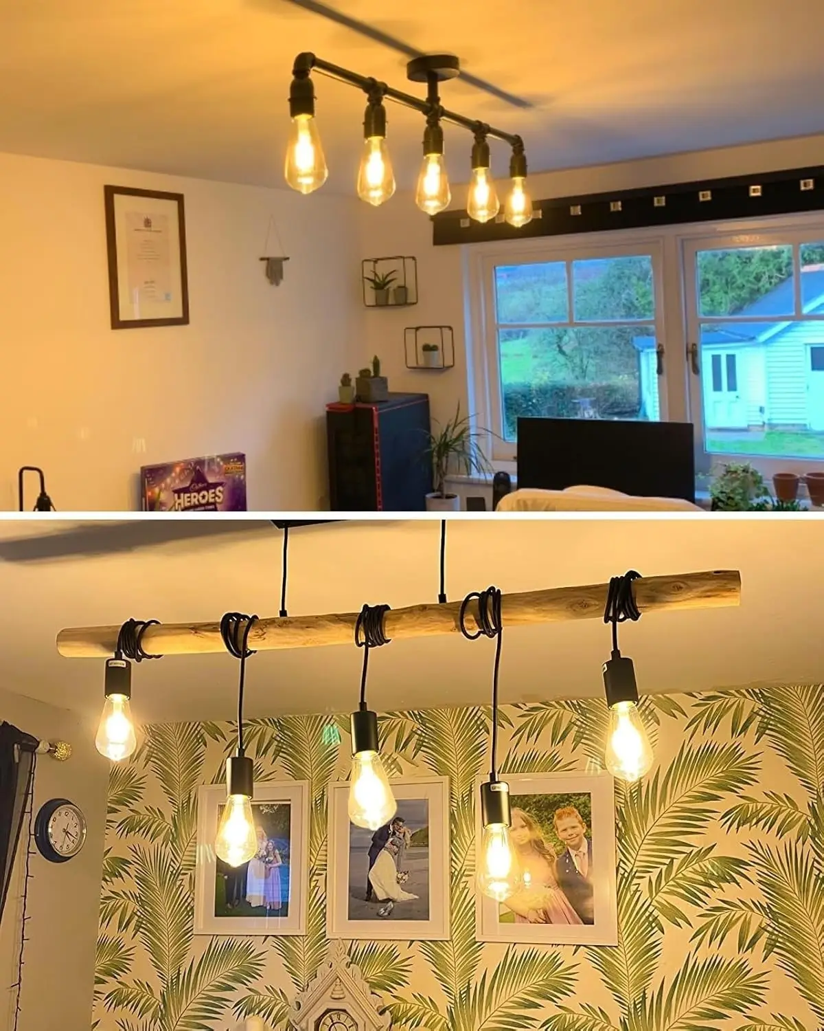 2x 6W (=60W) ST64 LED Filament Antique Amber Light Bulbs ES E27 Screw Lamp 2700K - image 5 | Free standard UK delivery included | Discount Quality Products