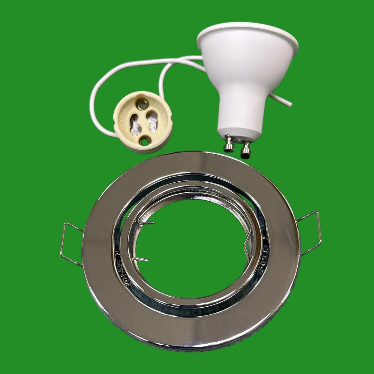Rother 5W (=30W) GU10 LED IP20 Polished Chrome Tiltable Downlight Lamp 6500K - image 3 | Free standard UK delivery included | Discount Quality Products