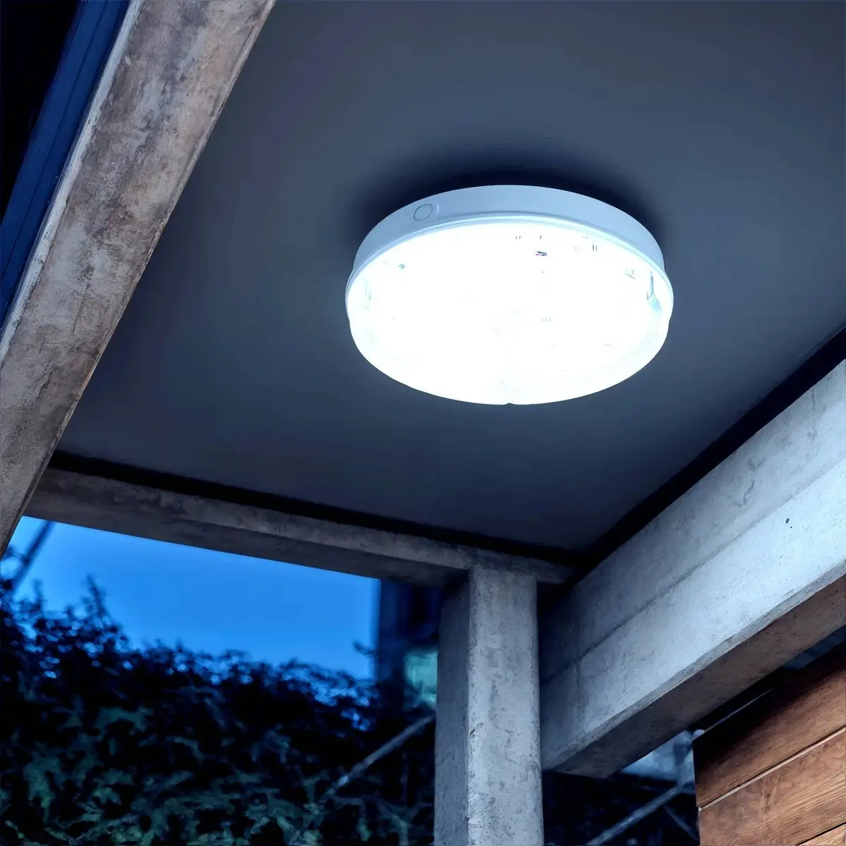 24W LED Round Hublot Outdoor LED Bulkhead 3 hour Non Maintained  Emergency Light - image 3 | Free standard UK delivery included | Discount Quality Products