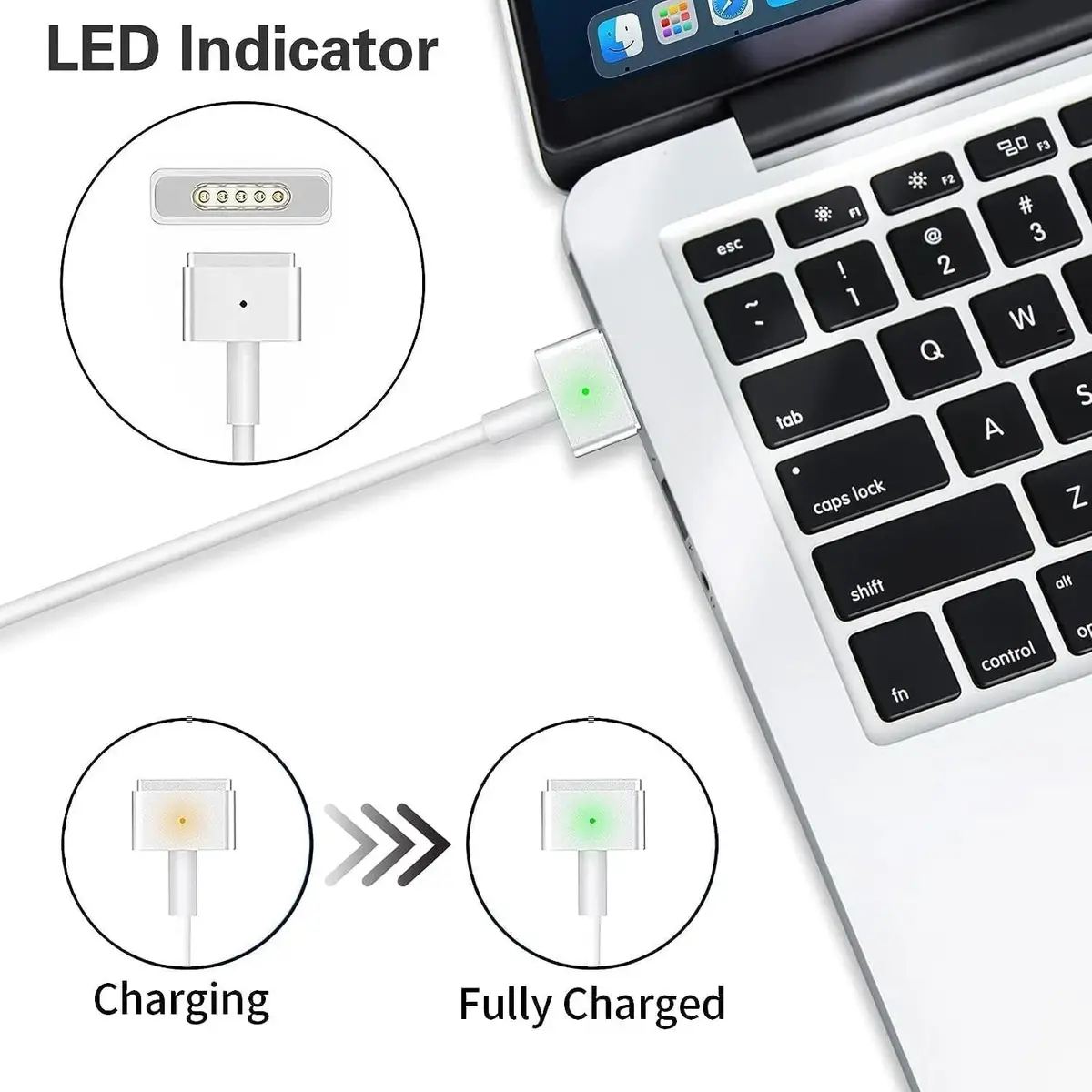 60W T-Tip Power Adaptor Laptop Fast Charger Compatible with A1502, A1465, A1466 - image 6 | Free standard UK delivery included | Discount Quality Products