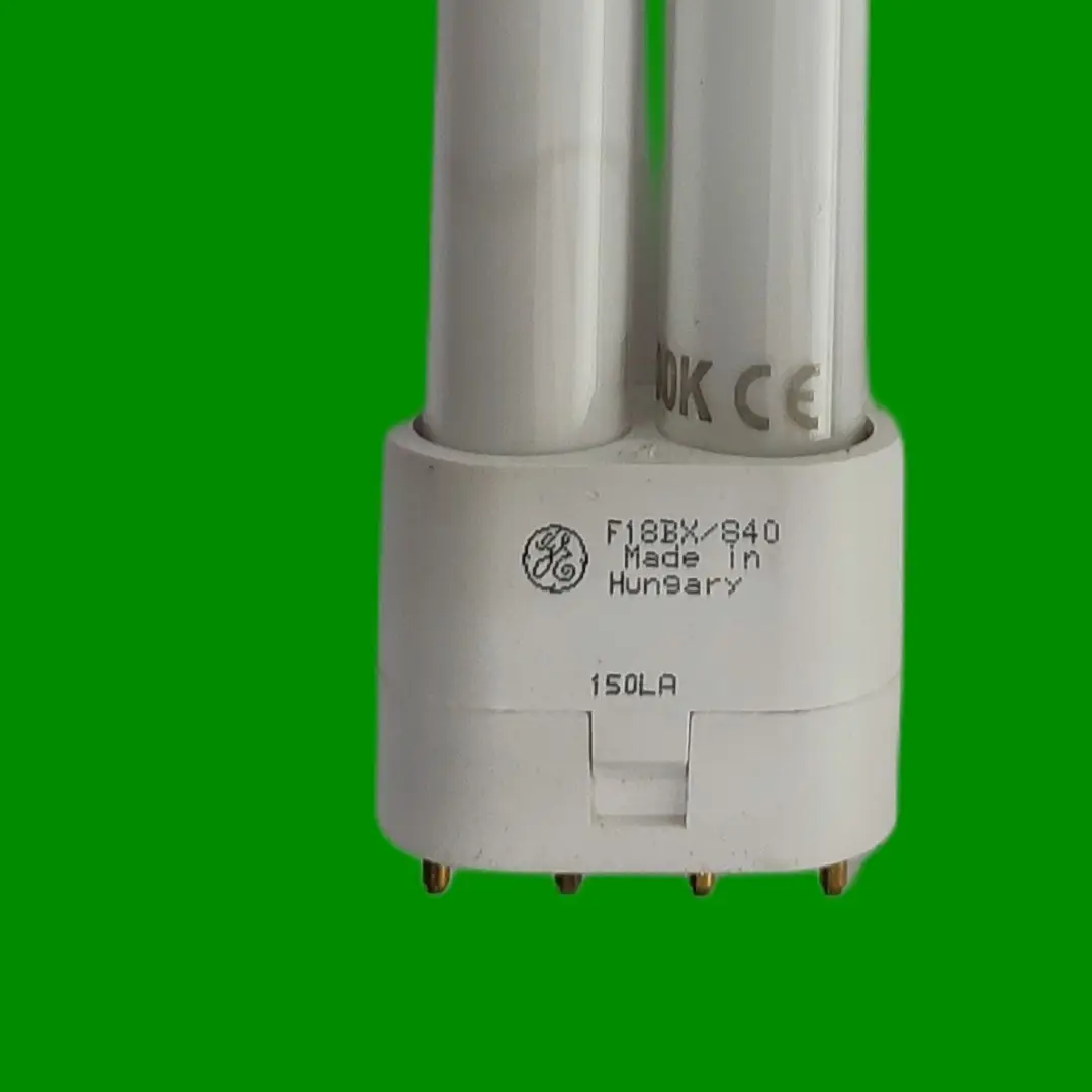 1x 18W GE Dimmable 2G11 Light Bulb 4 Pin PLL F18BX/840 CFL 4000K Cool White Lamp - image 3 | Free standard UK delivery included | Discount Quality Products