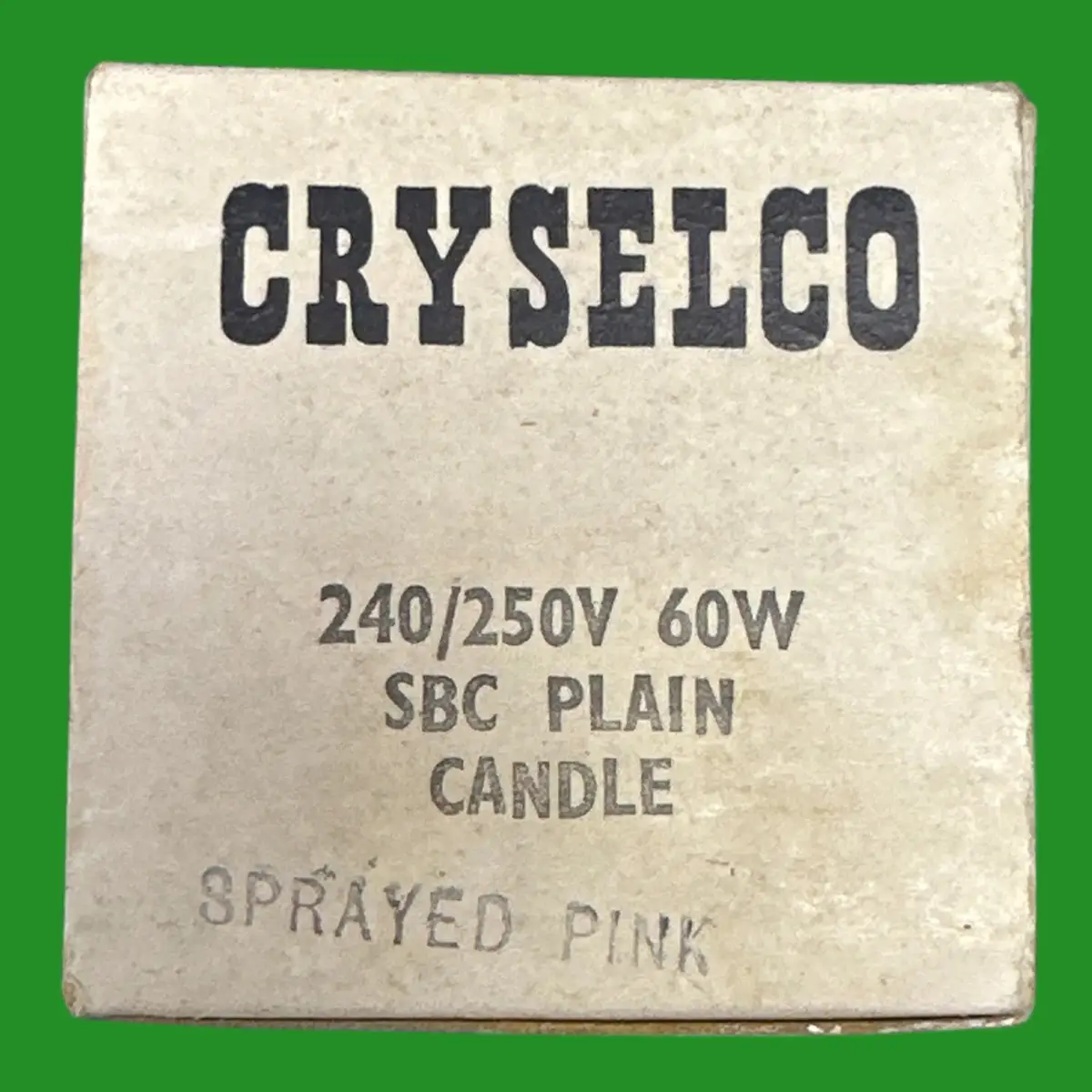 60W Cryselco Vintage Large Pink Candle Light Bulb C45 45mm SBC B15 Small Bayonet - image 3 | Free standard UK delivery included | Discount Quality Products