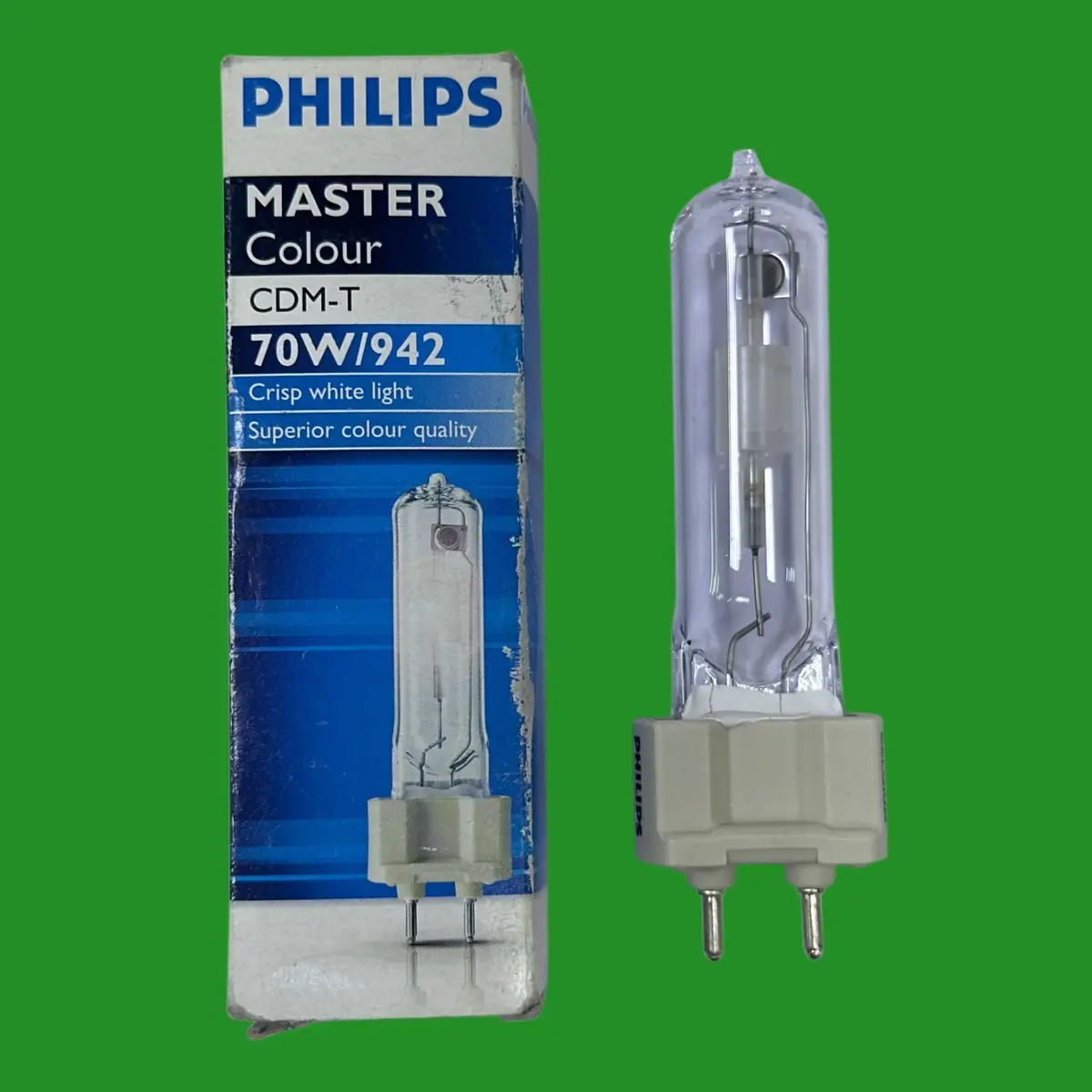 70W Philips HID G12 Master Colour CDM-T 70W/942 Ceramic Metal Halide Light Bulb