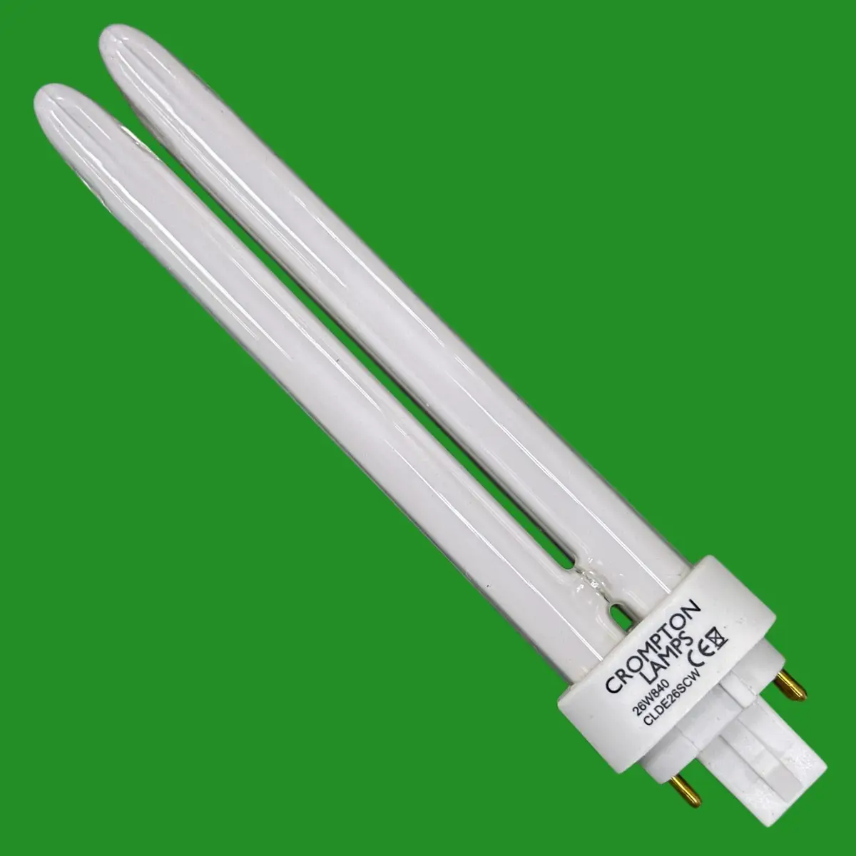 2x 26W Crompton Dimmable G24q-3, 4 pin, 4000K 840 Low Energy CFL Light Bulb Lamp - image 3 | Free standard UK delivery included | Discount Quality Products