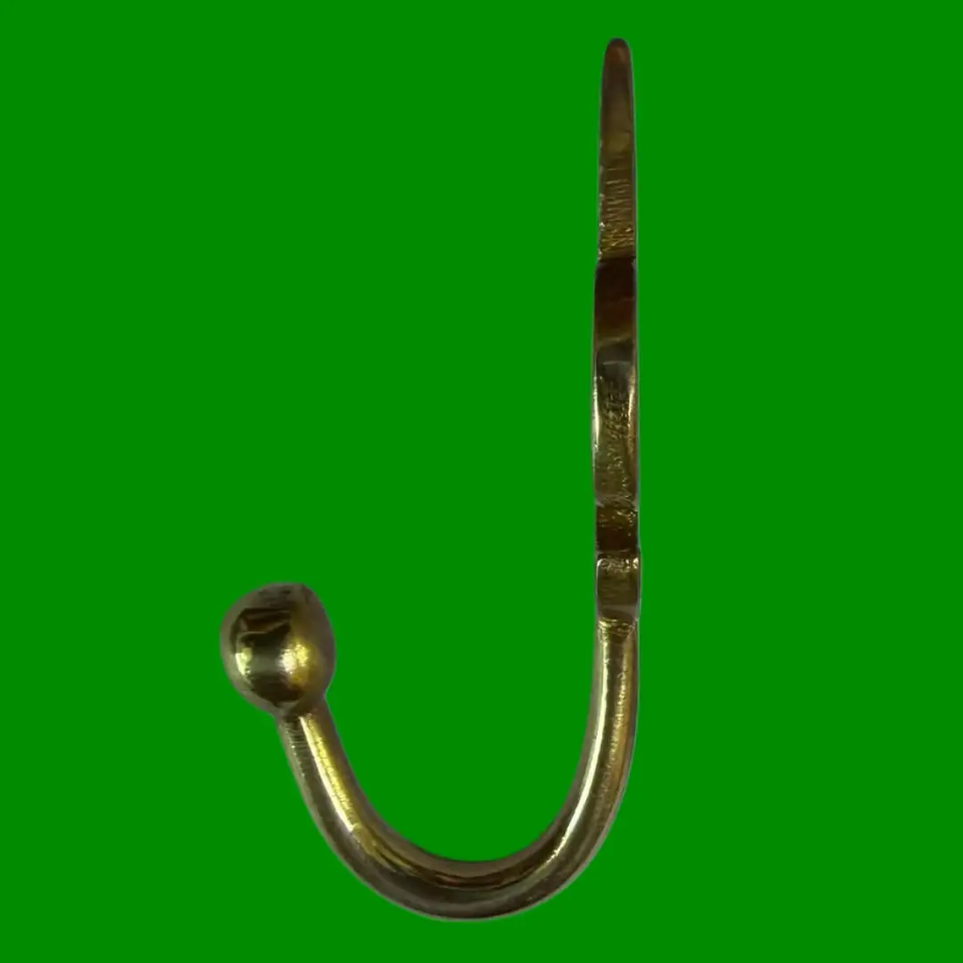 4x 60mm Fleur de Lis Brass Finish Curtain Drapes Tieback Holdback Metal Hooks - image 3 | Free standard UK delivery included | Discount Quality Products
