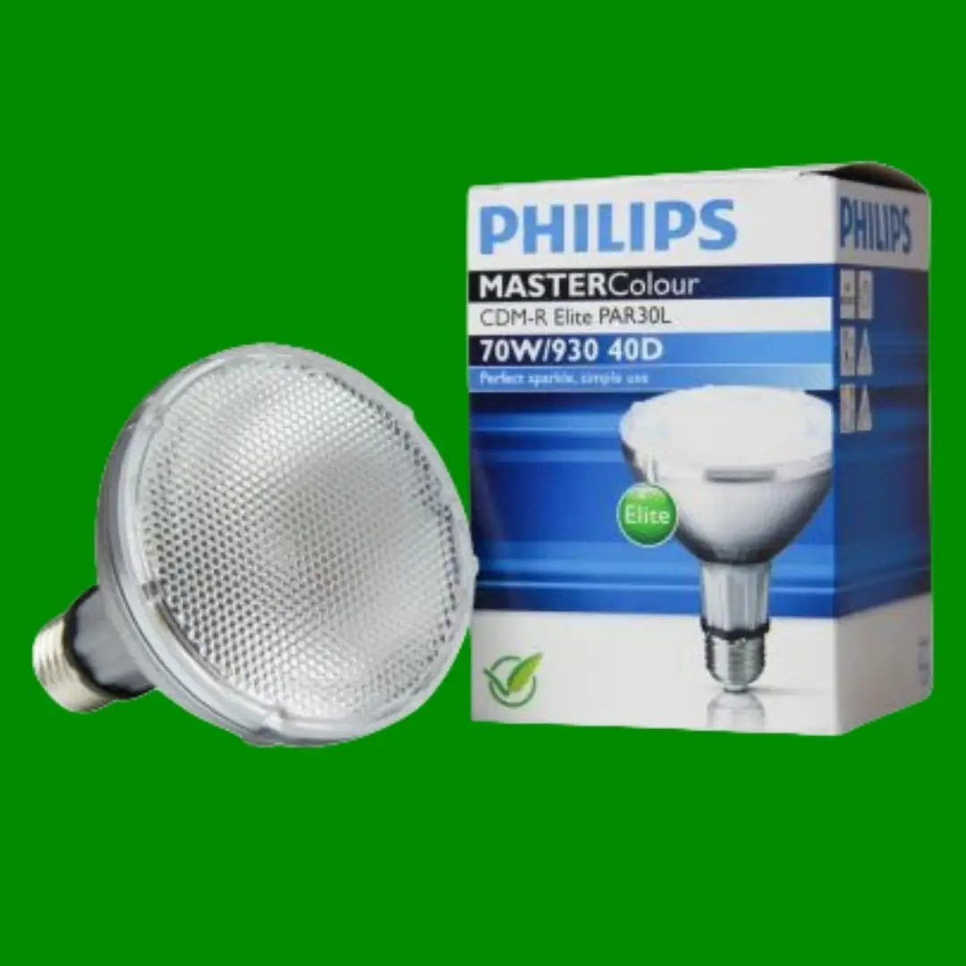 70W Philips PAR30L R95 Halogen CDM-R Elite 930 40° Reflector Light Bulb ES E27 - image 2 | Free standard UK delivery included | Discount Quality Products