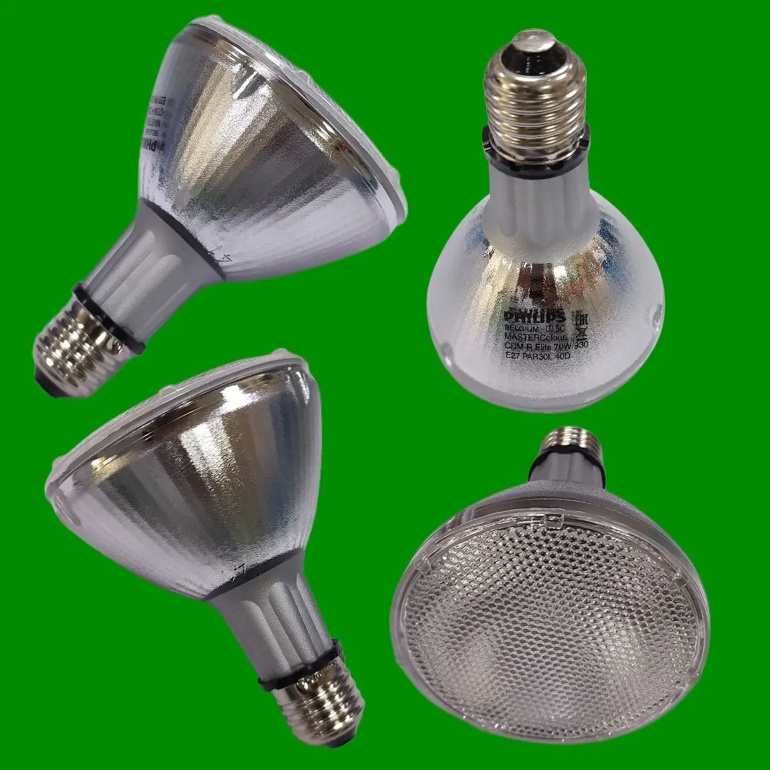 70W Philips PAR30 R95 Halogen CDM-R Elite 830 40° Reflector Light Bulb ES E27 - image 2 | Free standard UK delivery included | Discount Quality Products
