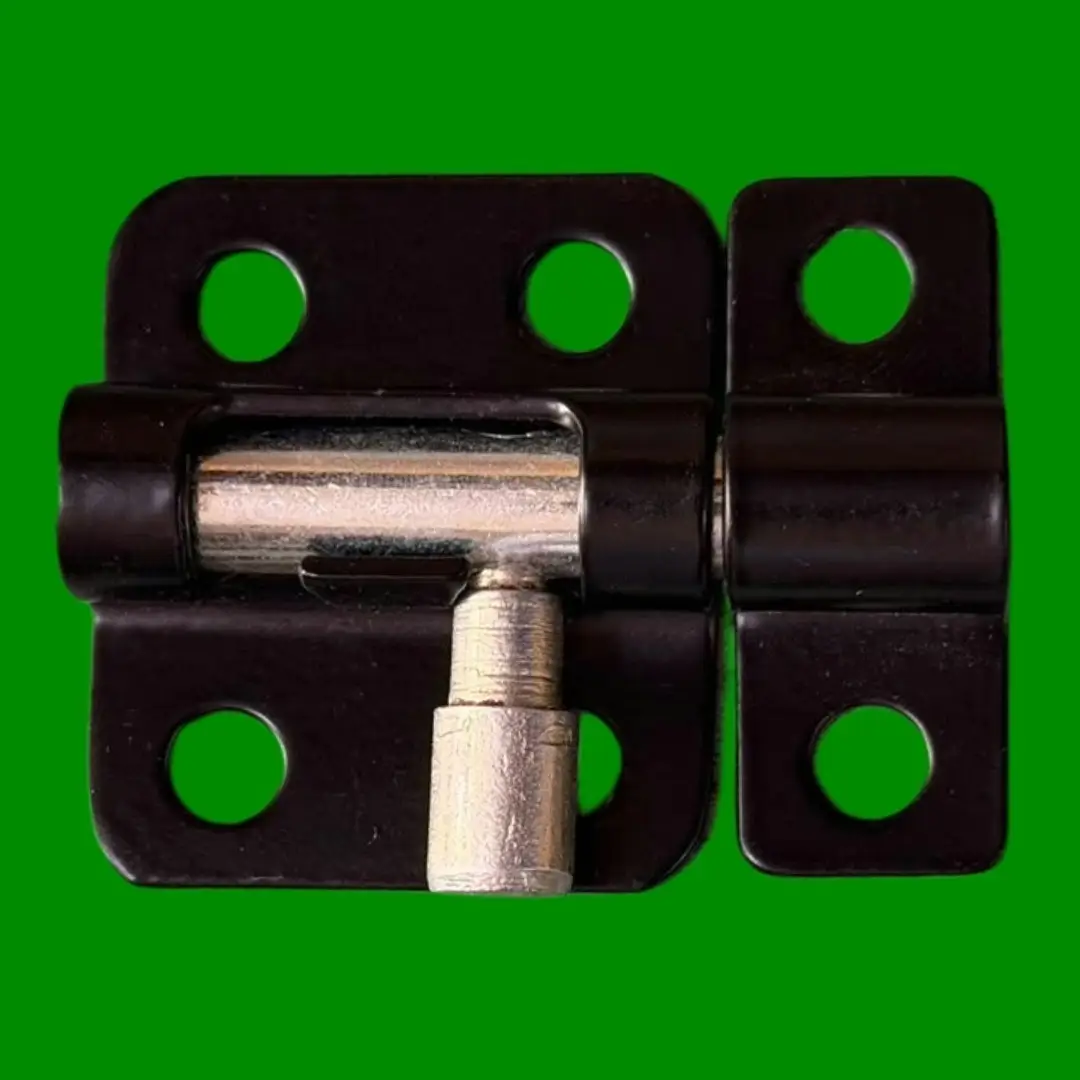 1x 35mm/1.5" Straight Black Epoxied Steel Barrel Bolt Sliding Door Lock Latch - image 2 | Free standard UK delivery included | Discount Quality Products