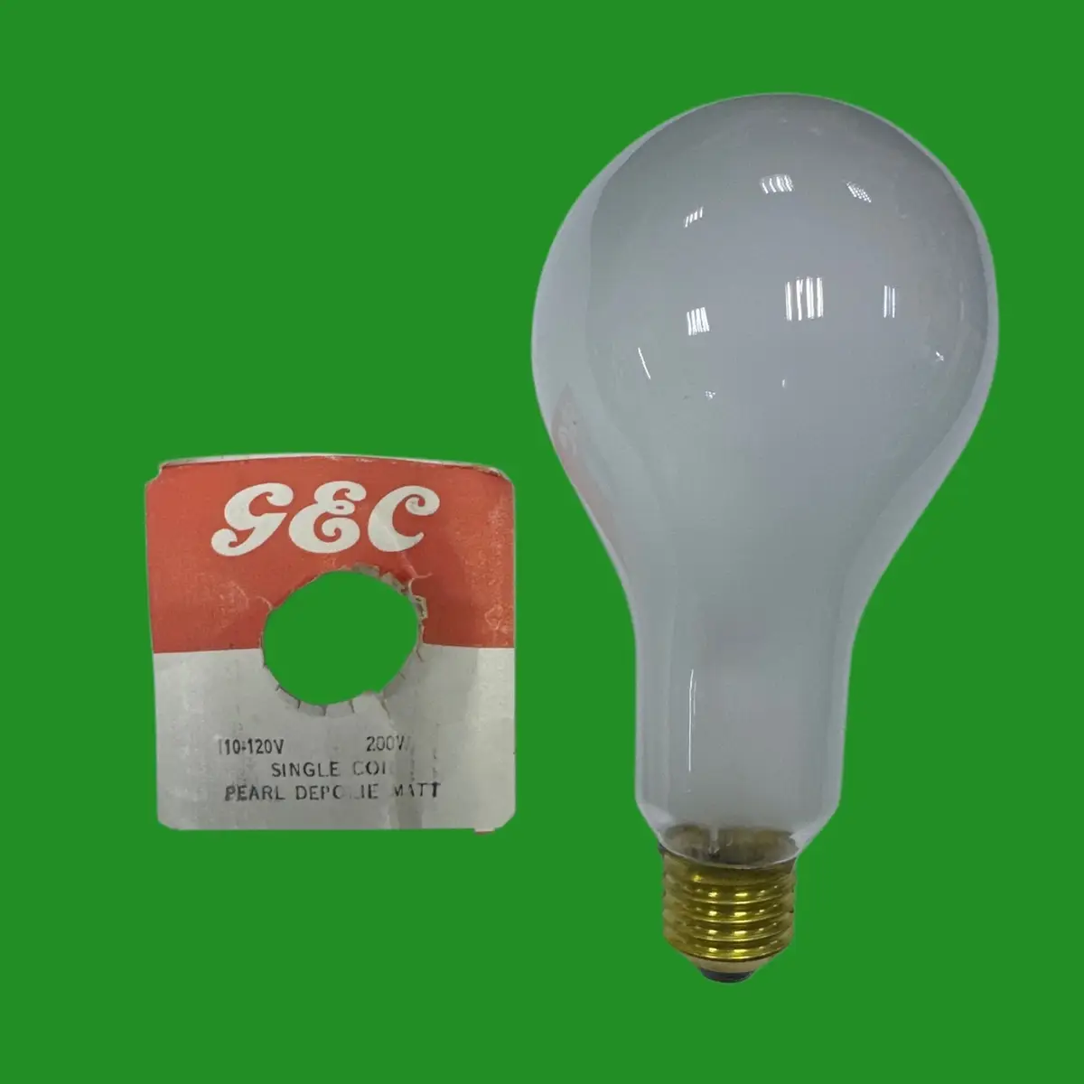 2x 200W GEC 110V-120V Incandescent Dimmable Pearl A80 GLS Light Bulb E27 ES - image 3 | Free standard UK delivery included | Discount Quality Products
