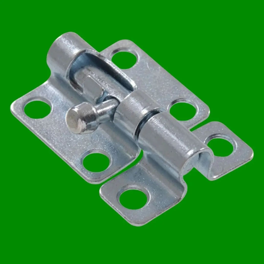 1x 35mm/1.5" Straight BZP Steel Barrel Bolt Sliding Door Lock Security Latch
