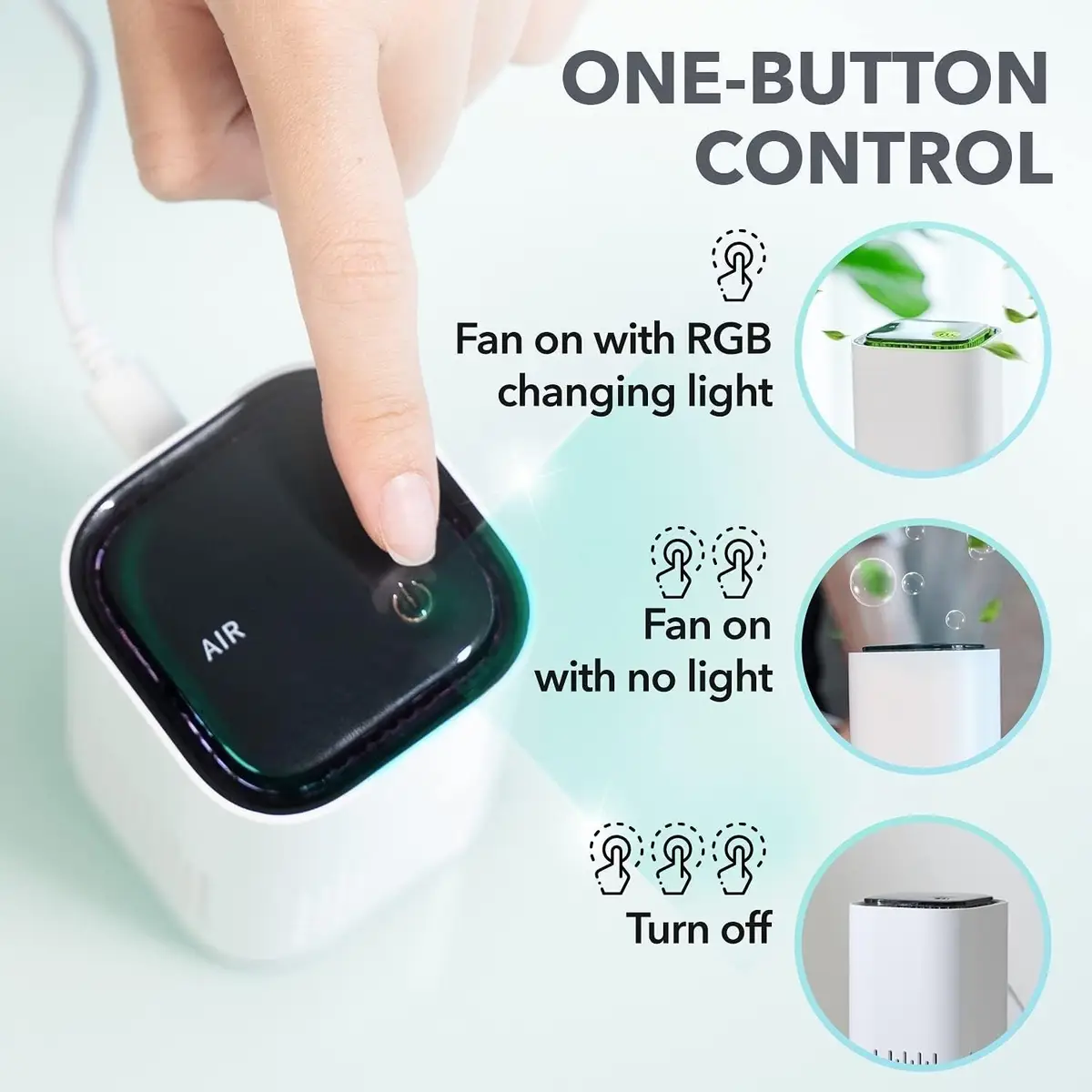 Blast Auxiliary Air Cleaner, Desktop Purifier For Home & Small Space, 18dB Quiet - image 3 | Free standard UK delivery included | Discount Quality Products