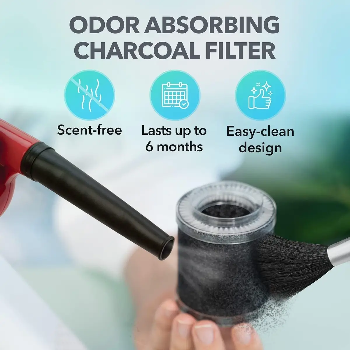 Blast Auxiliary Air Cleaner, Desktop Purifier For Home & Small Space, 18dB Quiet - image 8 | Free standard UK delivery included | Discount Quality Products