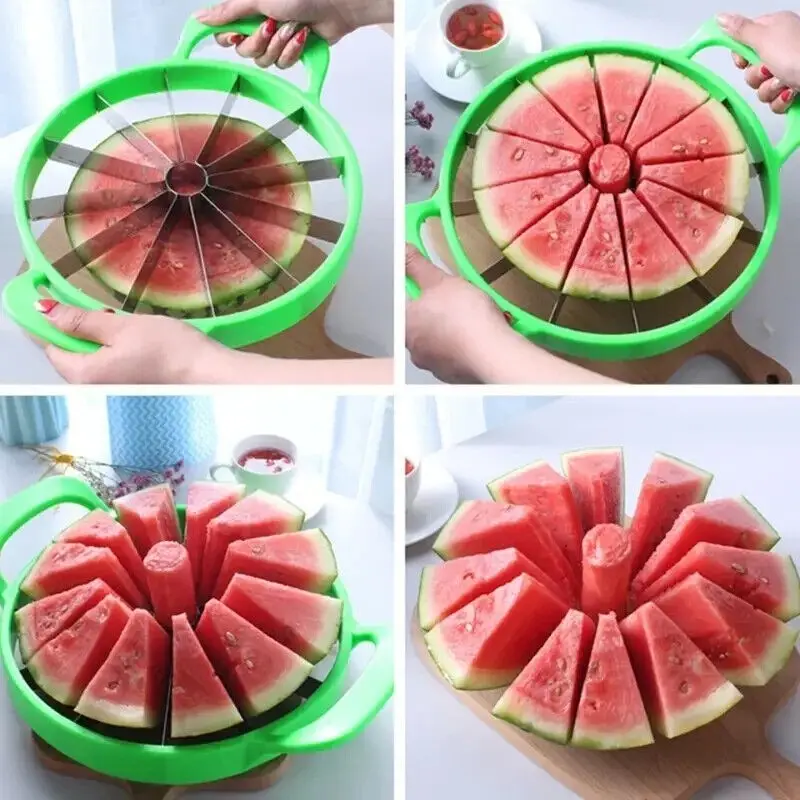 Large Watermelon Slicer Cutter Watermelon Distribution Tool, Kitchen Accessories - image 2 | Free standard UK delivery included | Discount Quality Products