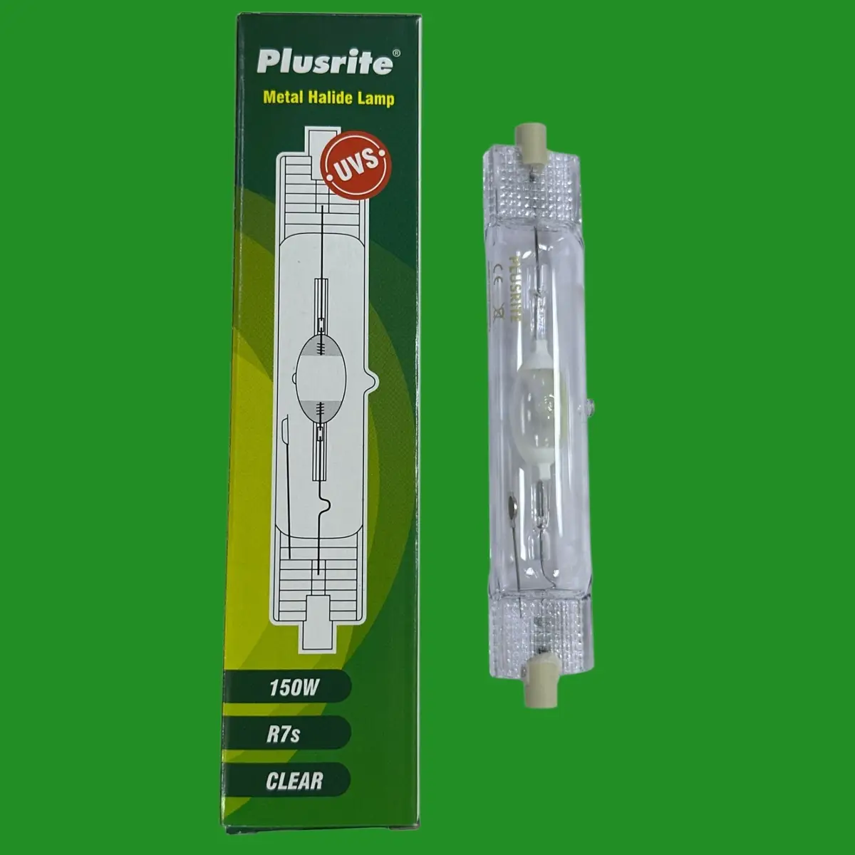 150W RX7S Plusrite Clear MHL Metal Halide Lamp Floodlight Tube 4200K MHDE150W