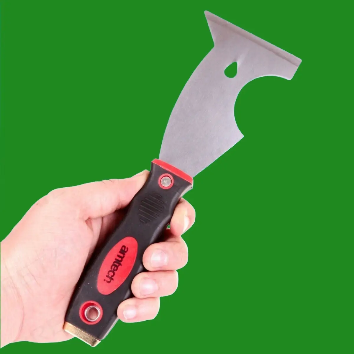 2x Decorators 6-in-1 Steel Scraper Tool, Nail Remover, Soft Grip Handle - image 2 | Free standard UK delivery included | Discount Quality Products